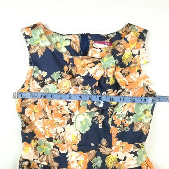 Ixia Floral Dress SZ Small Retro Fit and Flare - Picture 3 of 5